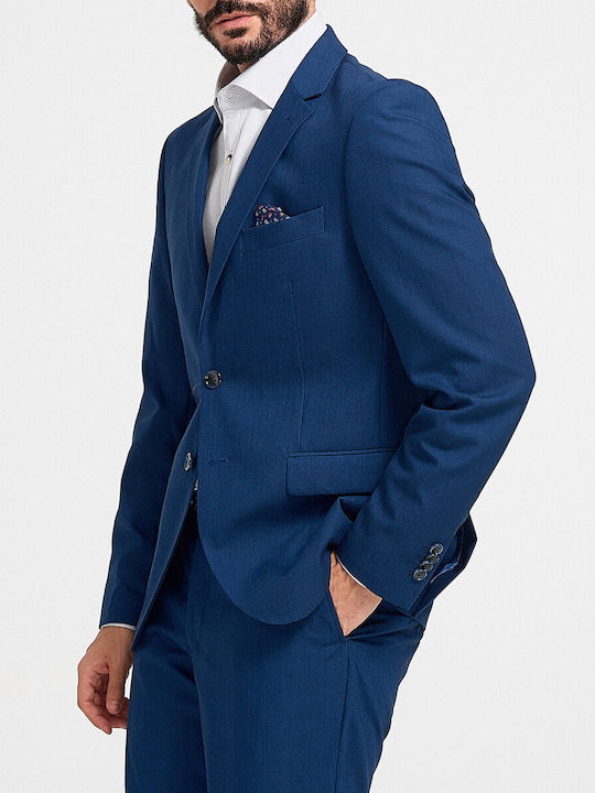 Roberto Fabiani Men's Summer Suit Regular Fit Rua