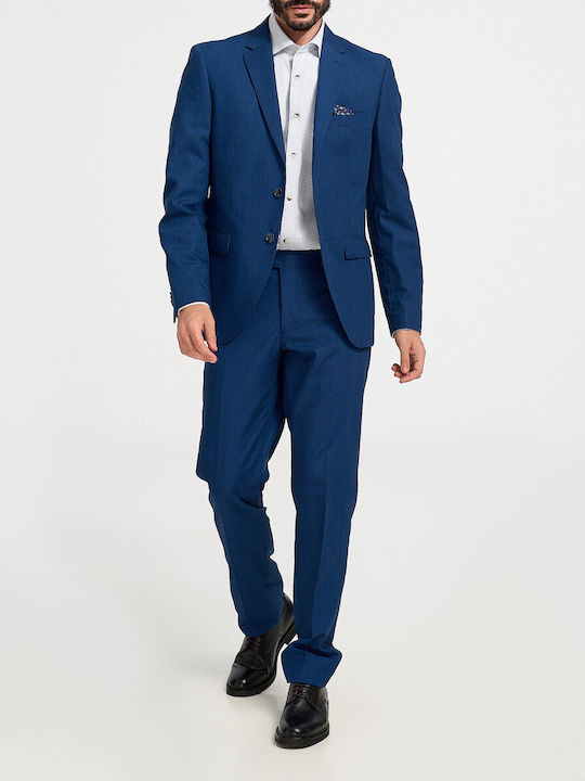 Roberto Fabiani Men's Summer Suit Regular Fit Rua