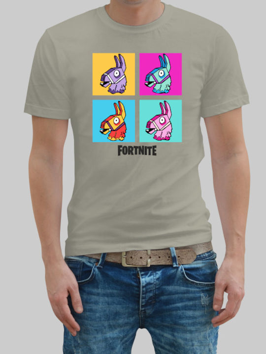 Fortnite Llama T-shirt Mouse Grey
