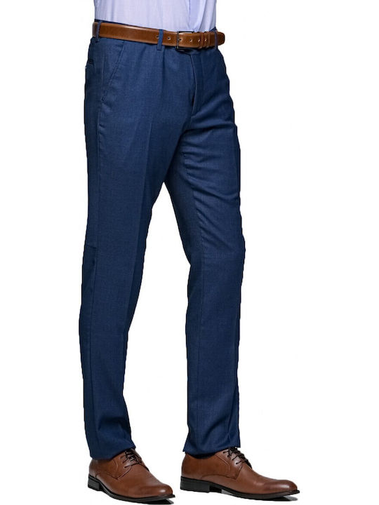 Herrenanzug mit Weste mit Schlank Passform Navy - Blau