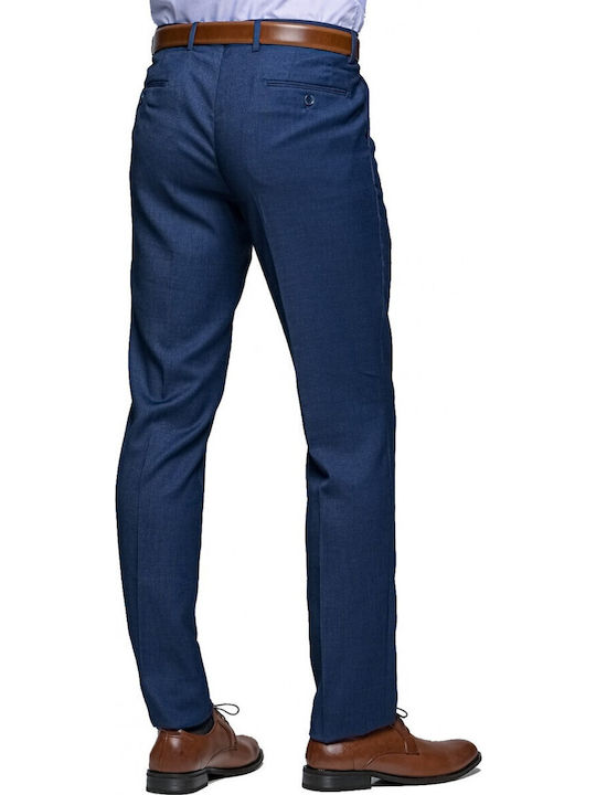 Herrenanzug mit Weste mit Schlank Passform Navy - Blau
