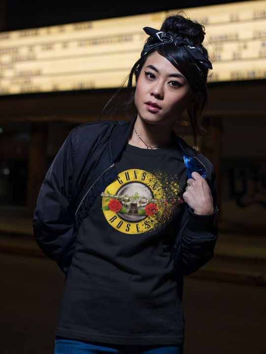 Guns N' Roses W T-shirt Destroy Black Guns N' Roses W T-shirt Destroy Black