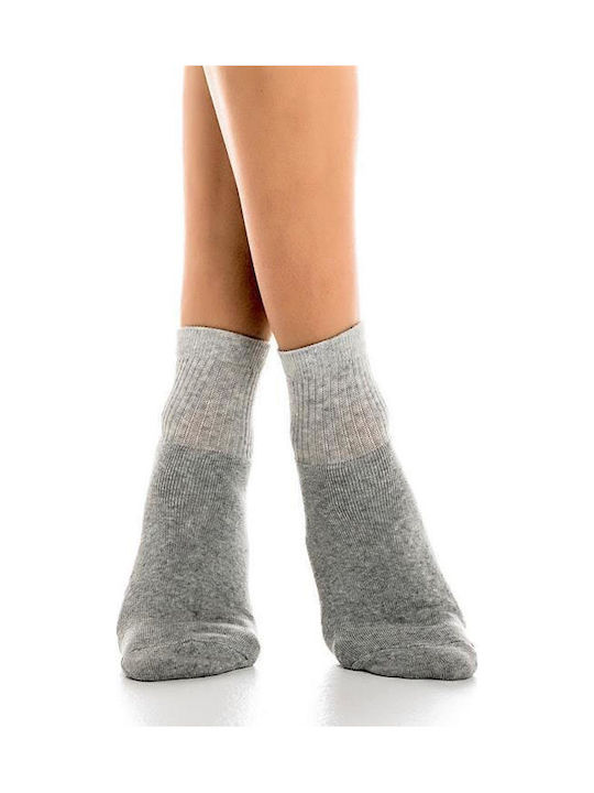Inizio Women's Solid Color Socks Anthracite/Grey/Blue 3Pack