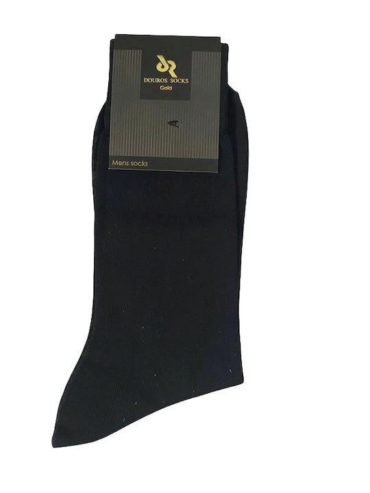 Douros Socks Men's Solid Color Socks Brown