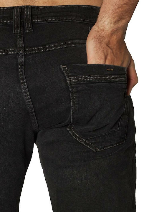 Herren Jeanshose Elastisch mit Slim Passform black