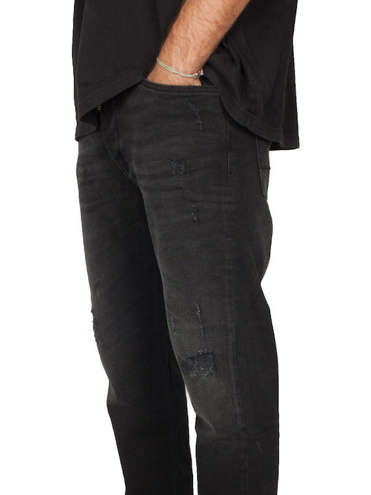 Men's Jeans Pants Elastic black