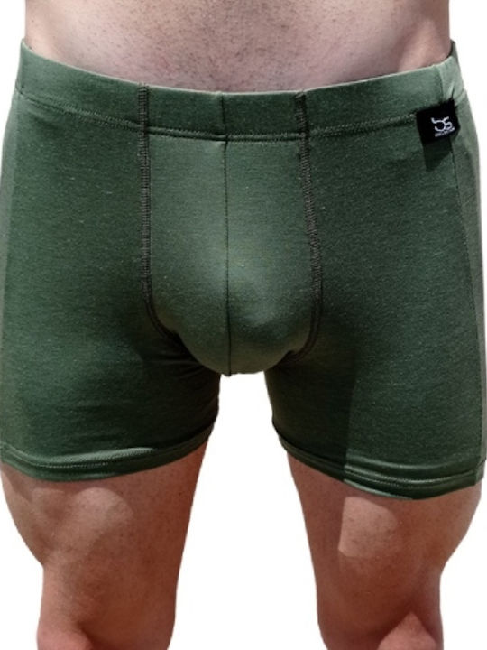 Herren Boxershorts Haki 1Packung