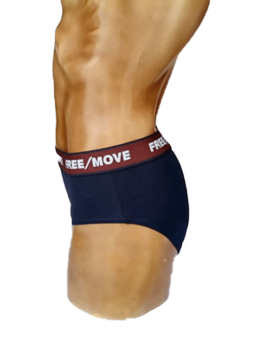 Ανδρικά Σλιπ Ανθρακί/ Μπλε Μαρίν 2Pack
