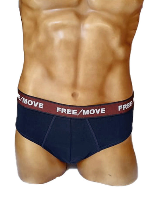 Ανδρικά Σλιπ Ανθρακί/ Μπλε Μαρίν 2Pack