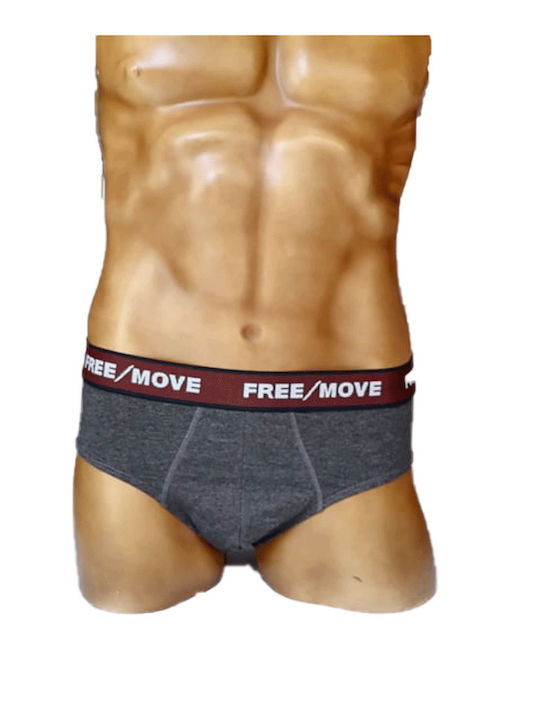 Ανδρικά Σλιπ Ανθρακί/ Μπλε Μαρίν 2Pack