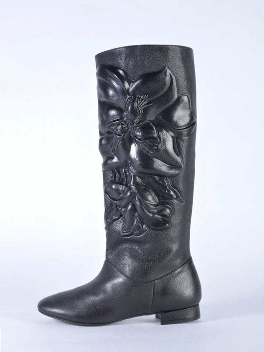 Leather Women's Boots Blue