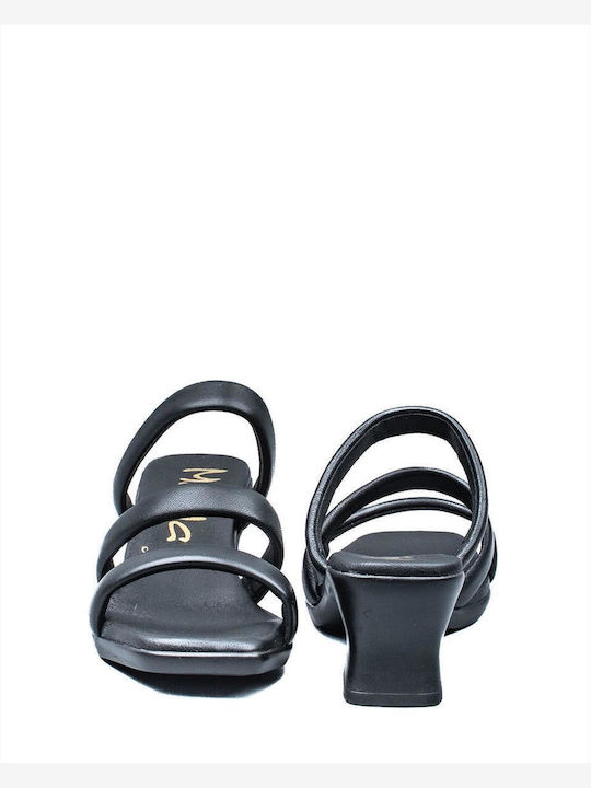 Leather Sandals Black