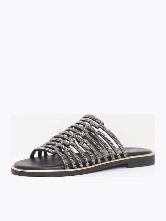 Sandale Casual Damă de Piele Anatomici Negru