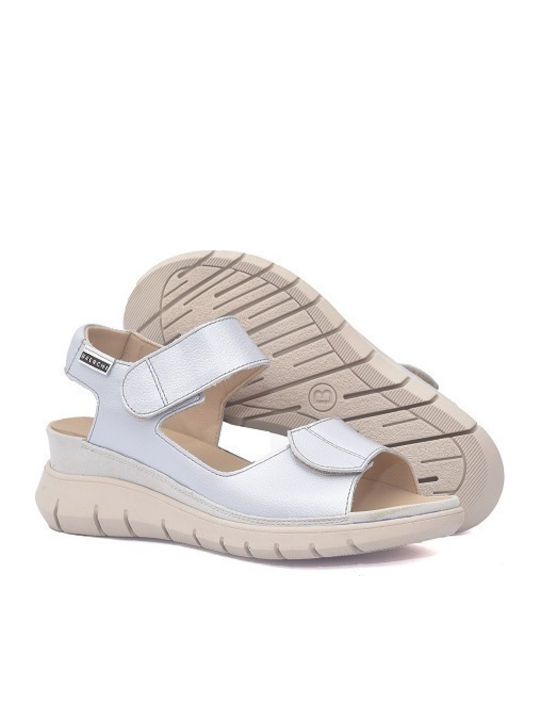 Anatomic Women's Leather Platform Shoes Gray