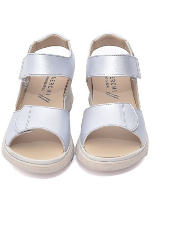 Anatomic Women's Leather Platform Shoes Gray