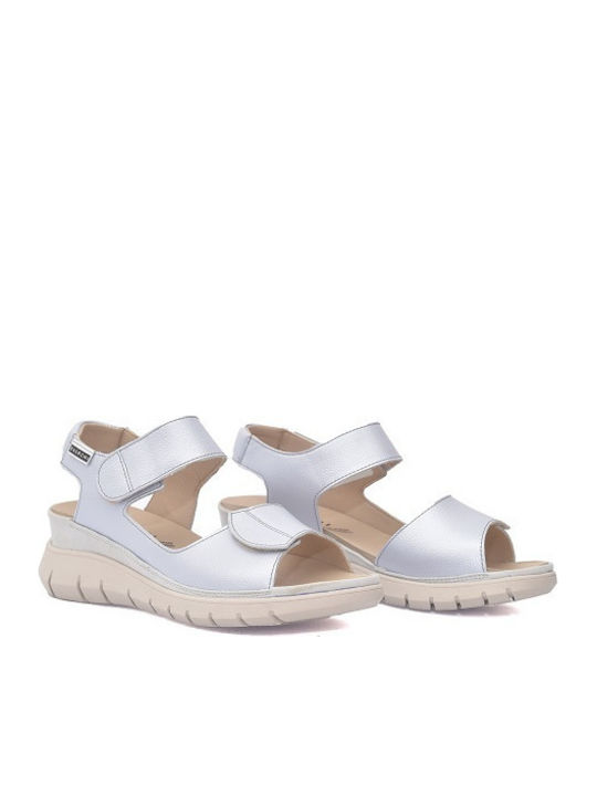 Anatomic Women's Leather Platform Shoes Gray