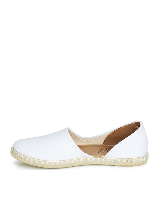 Women's Fabric Espadrilles White