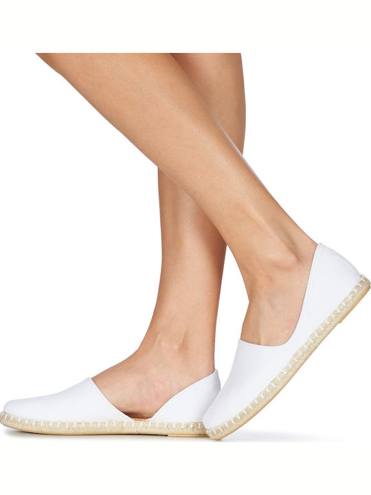 Women's Fabric Espadrilles White