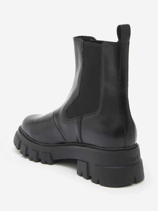 Adapter Ghete Dama Chelsea De Piele Negre