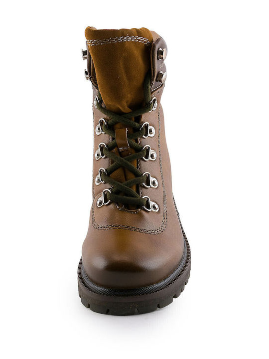 2127 Stiefeletten Damen Camel