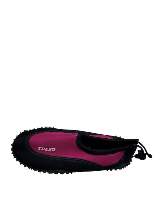 Aquasock Sea Shoe Code 20601 Women's Size 36-41 Black Fuchsia