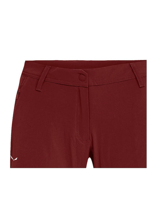 Salewa Talvena Durastretch Kurz Hose Wandern Rot