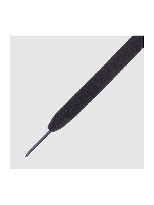 Mr Lacy Flatties Metal Tip Black/silver-130cm 315748 Black Silver
