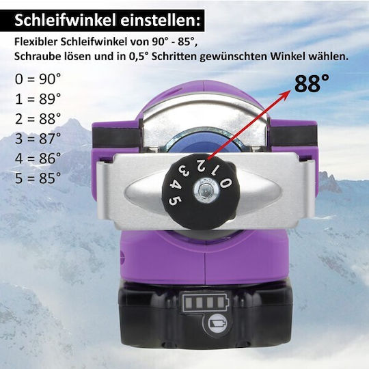 Точилен Диск Skituning Edge Grinder Discman 4 С мек калъф