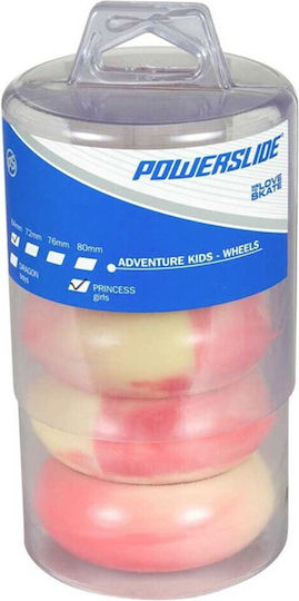 Powerslide Damen Princess Mädchen 4 Stück 64mm/82a 901577