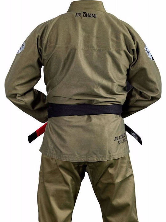 Okami Men's Brazilian Jiu Jitsu Uniform Green