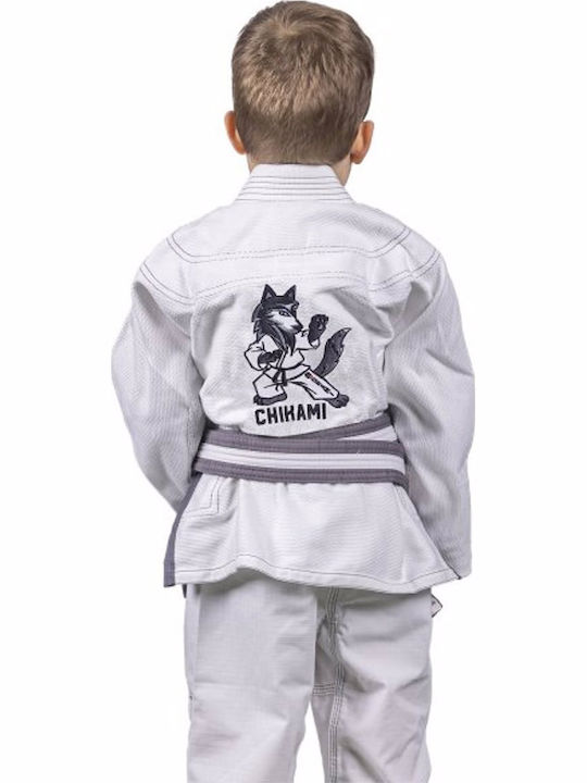 Okami Παιδική Στολή Brazilian Jiu Jitsu Λευκή