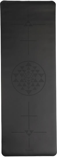 Bodhi Στρώμα Γυμναστικής Yoga Μαύρο (185x66x0.4cm)