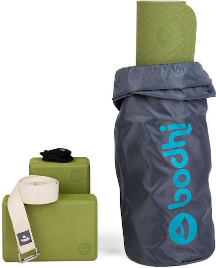 Bodhi Στρώμα Γυμναστικής Yoga Πράσινο Μήκους 183cm