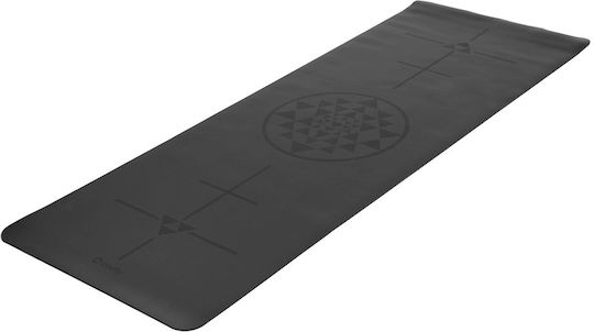 Bodhi Στρώμα Γυμναστικής Yoga Μαύρο (185x66x0.4cm)