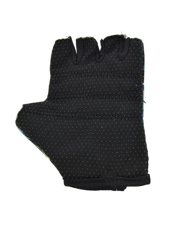 Ventura Half Finger Cycling Gloves Adults Multicolored