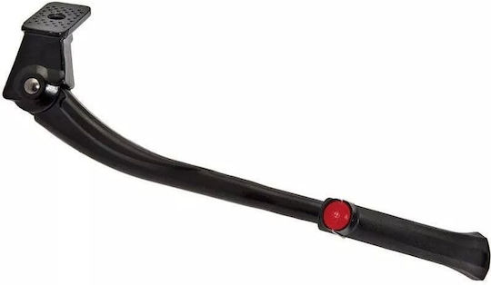 Bike Kickstand Adjustable Aluminum 24''-28'' Black Red Button 421890211 Black