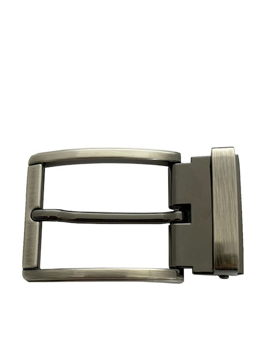 Wide Men's Belt Leather Tabac Brown