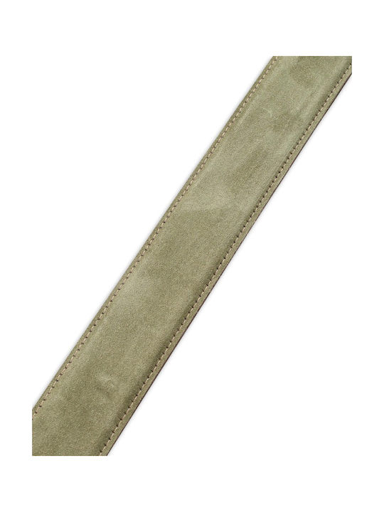 Herren Gürtel Leder Grün