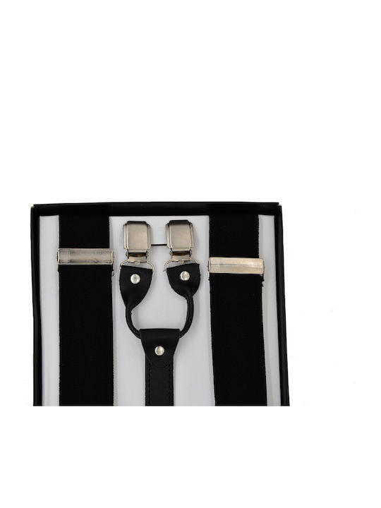 Wide Dark Gray Suspenders Colour T103