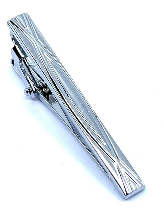 Legend Accessories Silver Tie Clip Silver 5cm