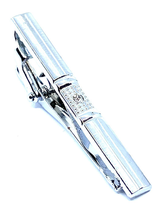 Legend Accessories Silver Tie Clip Silver 5cm