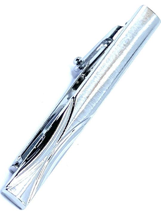 Legend Accessories Silver Tie Clip Silver 5cm