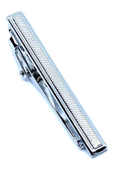 Legend Accessories Silver Tie Clip Silver 5cm