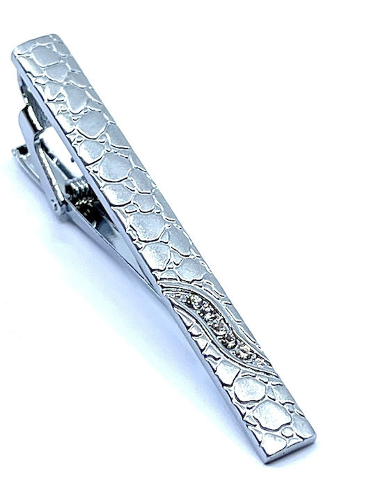 Legend Accessories Silver Tie Clip Silver 6cm