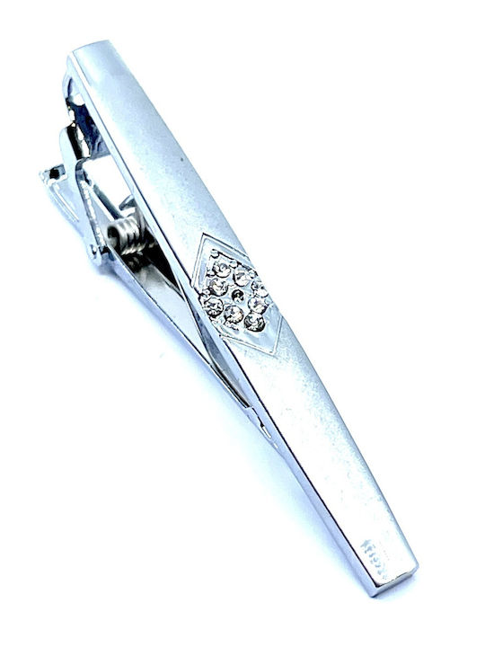 Legend Accessories Clip Γραβάτας από Ασήμι