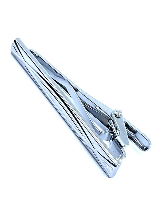Legend Accessories Silver Tie Clip Silver 5cm