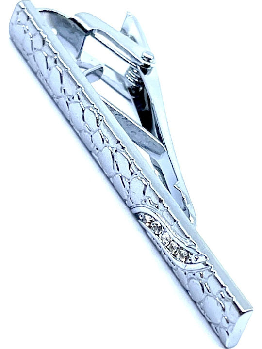 Legend Accessories Silver Tie Clip Silver 6cm