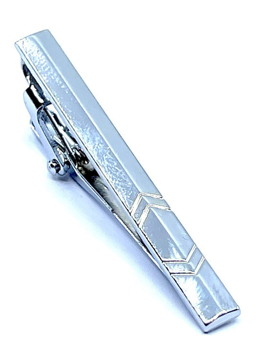 Legend Accessories Silver Tie Clip Silver 5cm