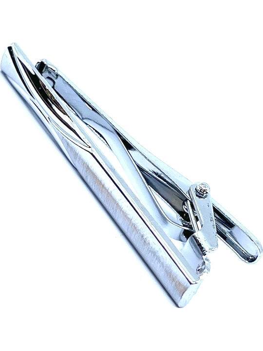 Legend Accessories Silver Tie Clip Silver 5cm