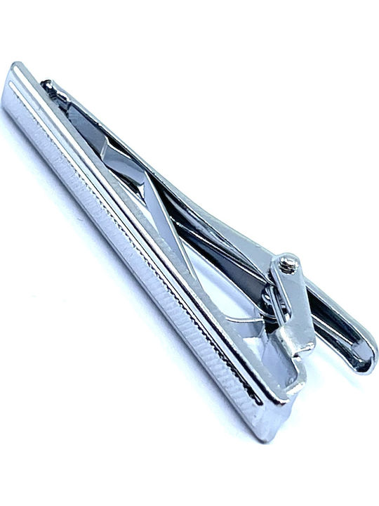 Legend Accessories Silver Tie Clip Silver 5cm